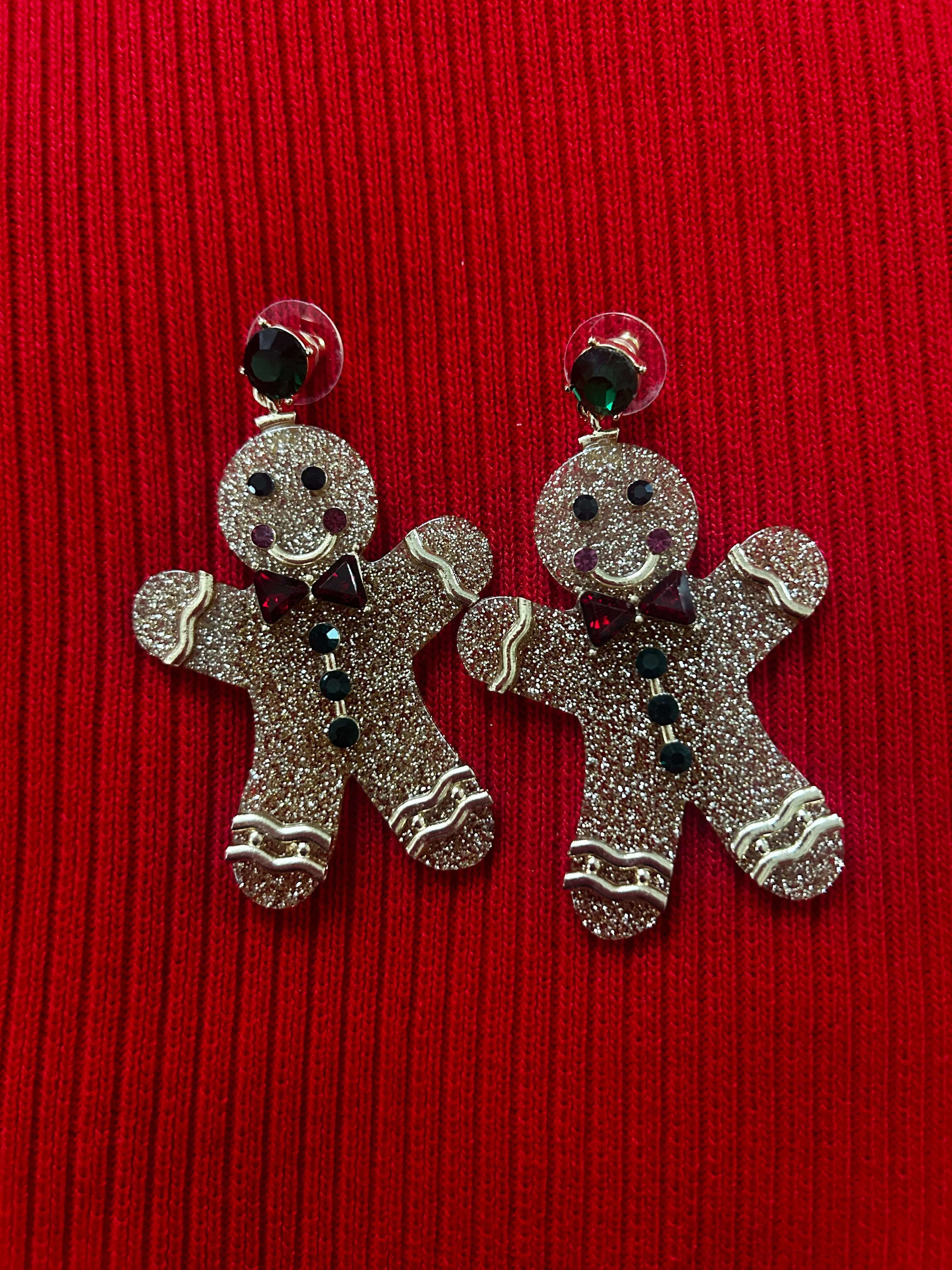 Gingerbread Cookie Earrings