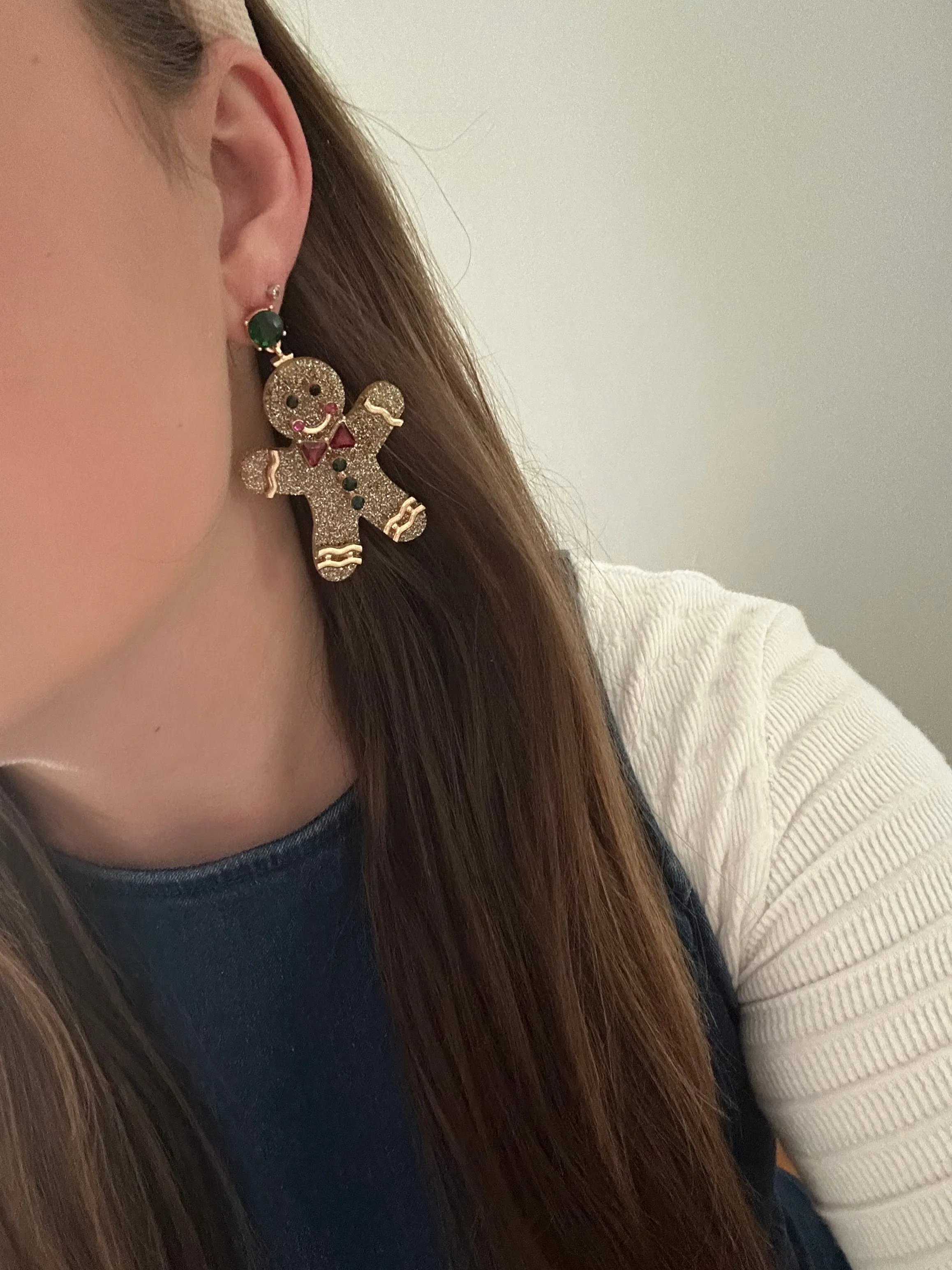 Gingerbread Cookie Earrings