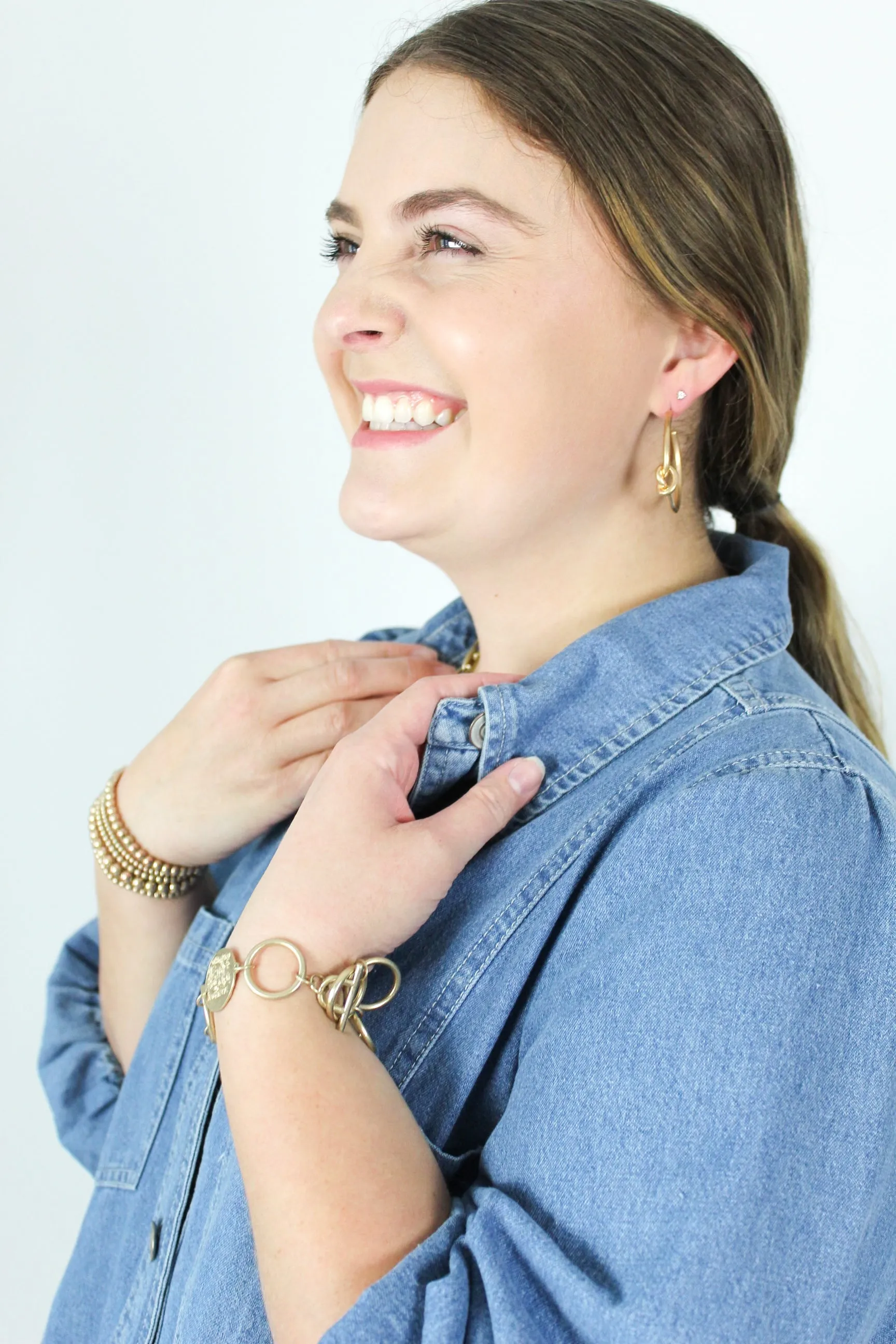 Golden Twist Earrings