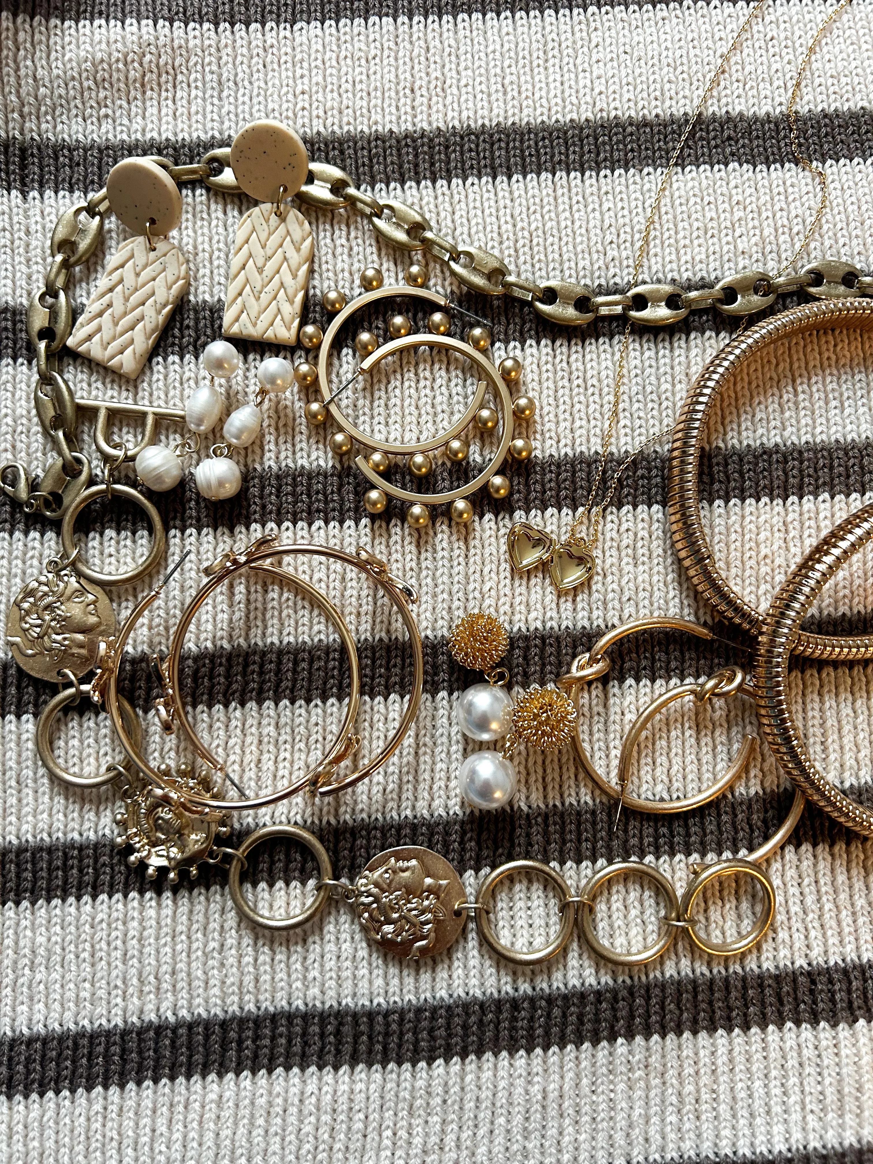 Golden Twist Earrings