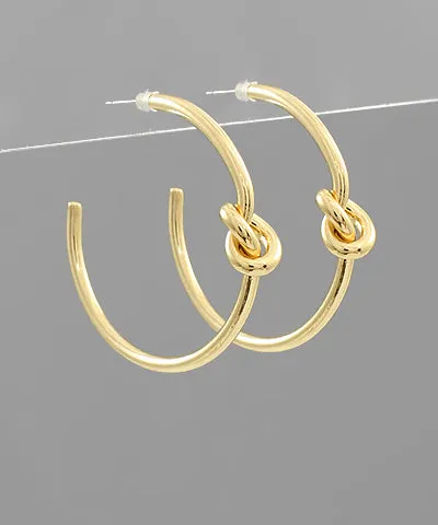 Golden Twist Earrings
