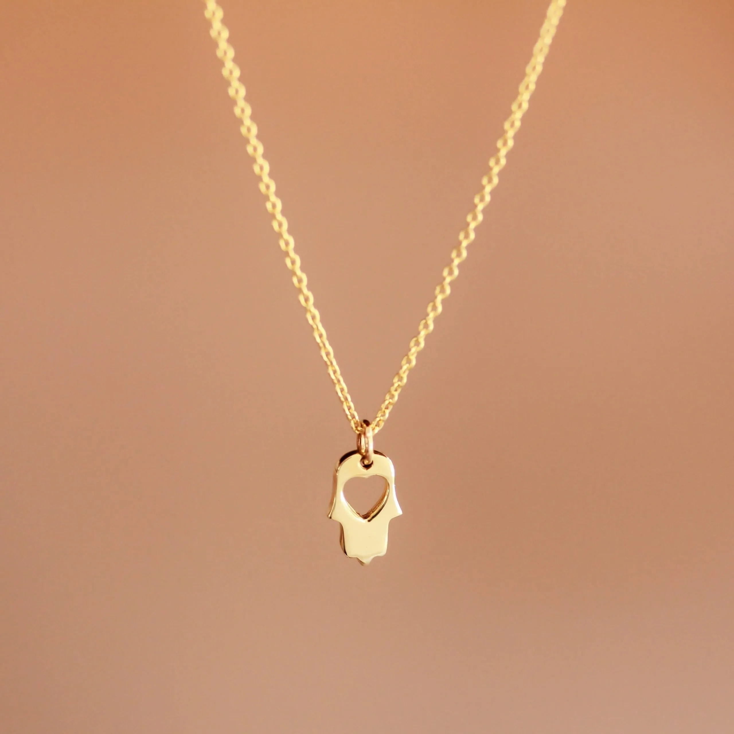 Hamsa Pendant 14k Gold