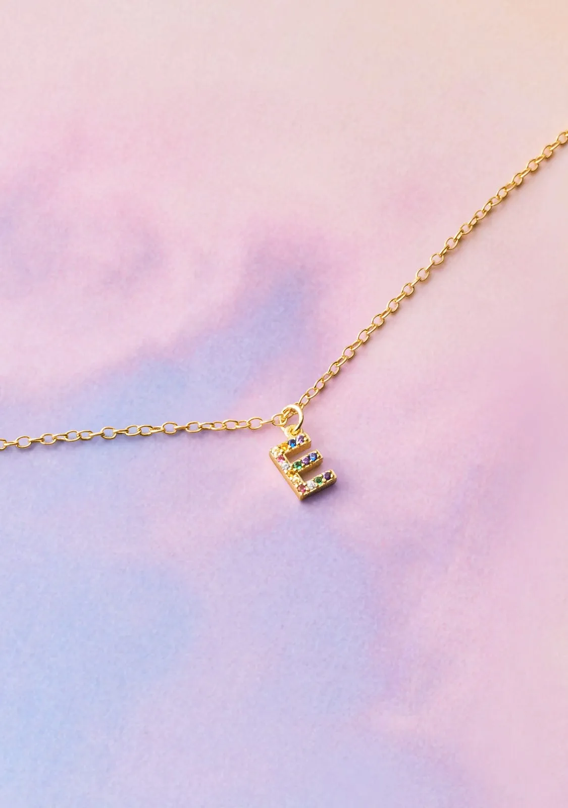 Initial Customizable Multicolor Gold
