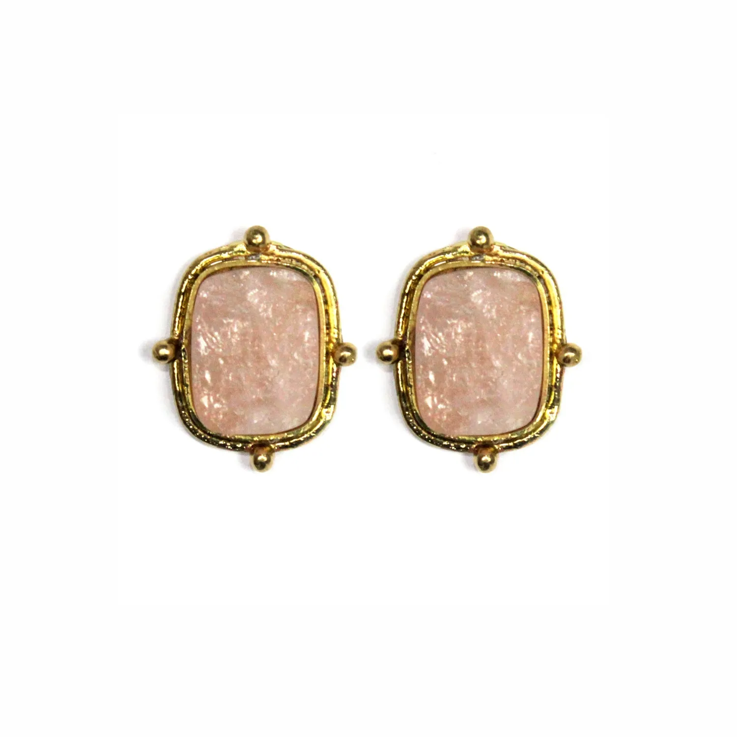 Isabella Semi Precious Stone Stud Earrings