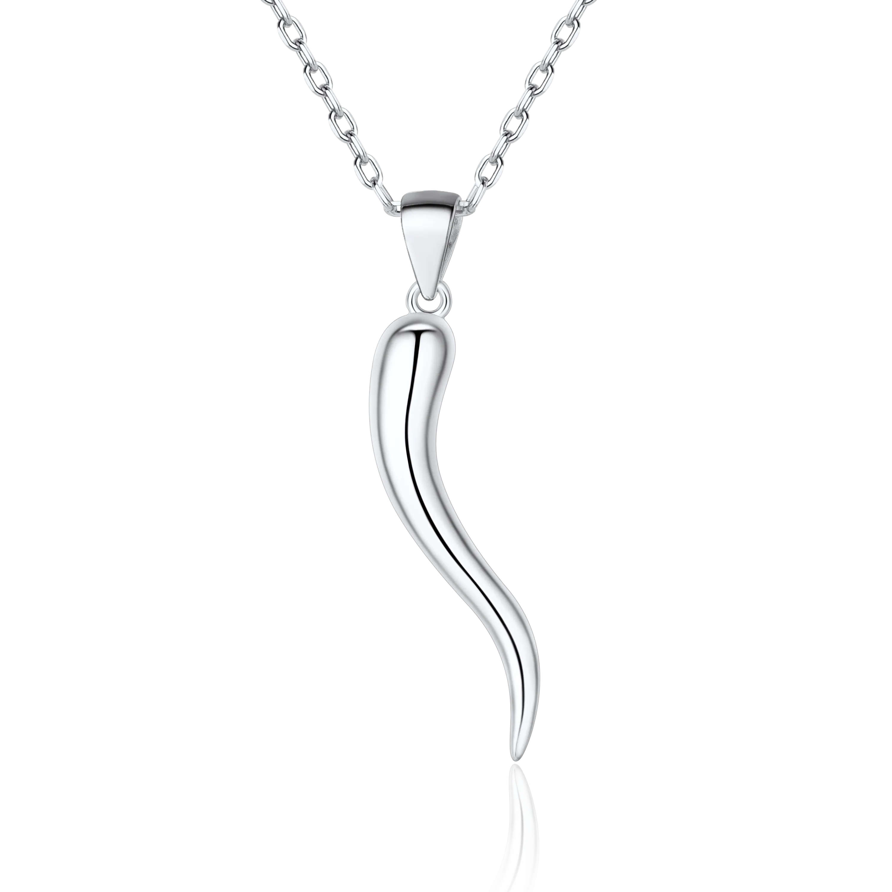 Italian Horn Necklace Cornicello Pendant for Men Women