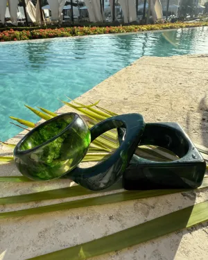 Jade Mirage Bangle Set