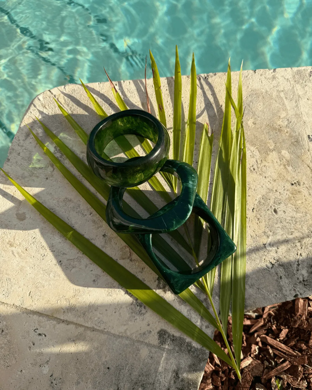 Jade Mirage Bangle Set