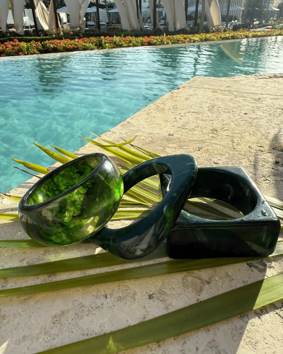 Jade Mirage Bangle Set