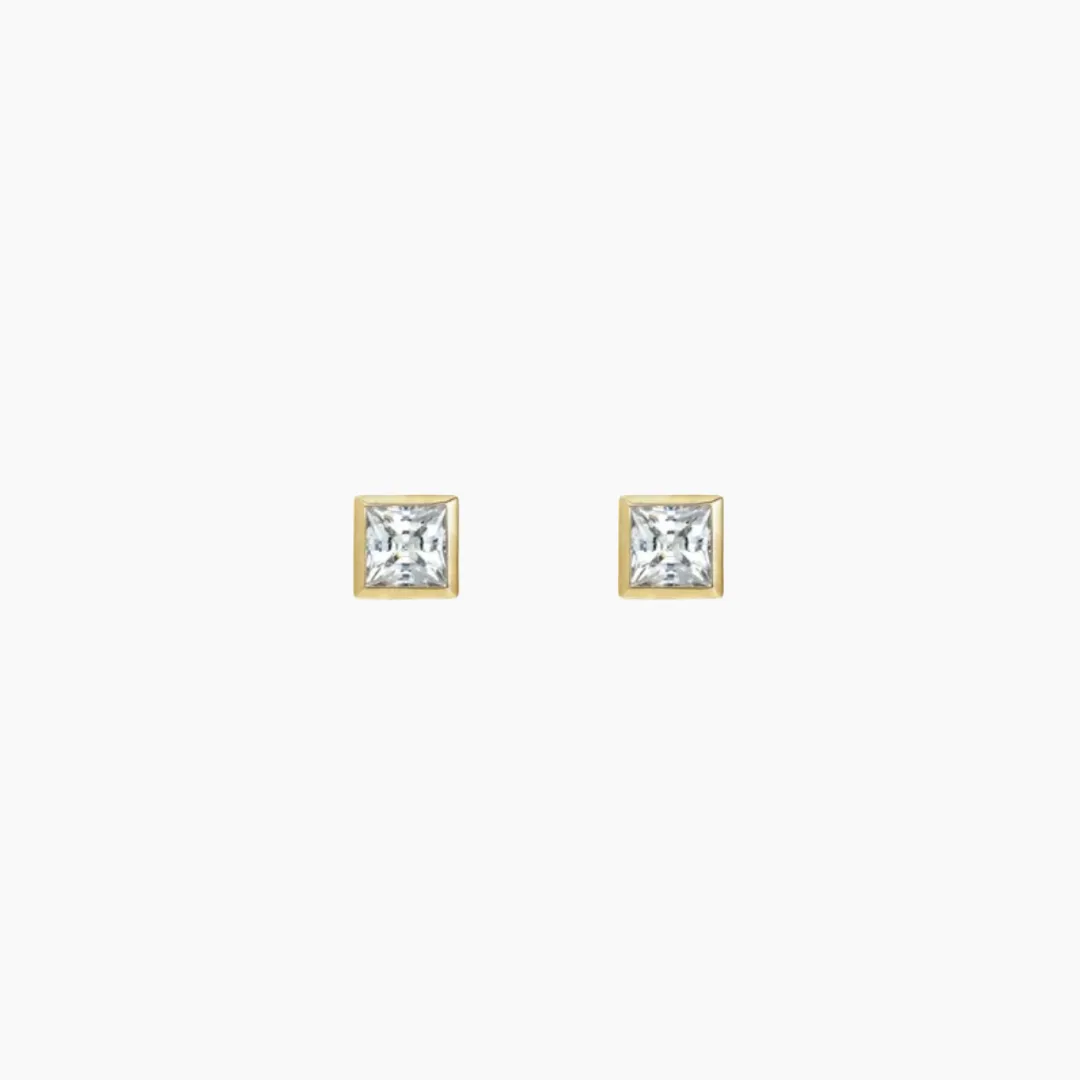 Kahala Princess Diamond Studs 14kt Solid Gold