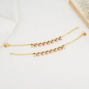 Keerthu Gold Platted Anklet