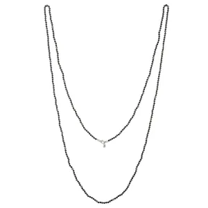 Kimberly, Black Spinel layering necklace
