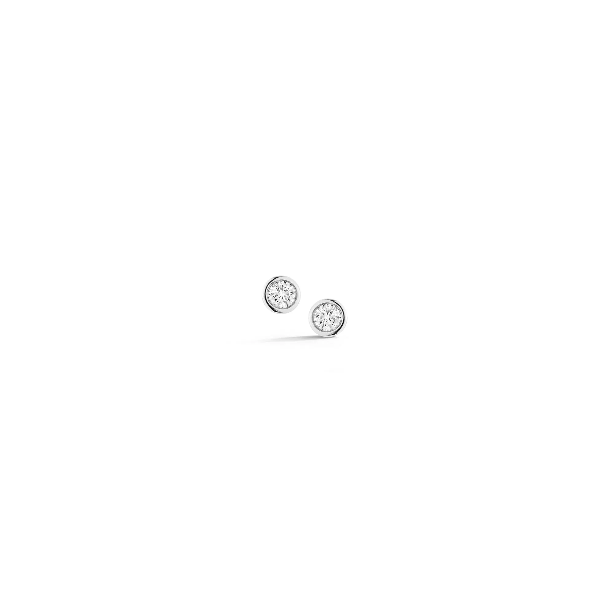 Lulu Jack Bezel Diamond Studs