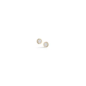 Lulu Jack Bezel Diamond Studs