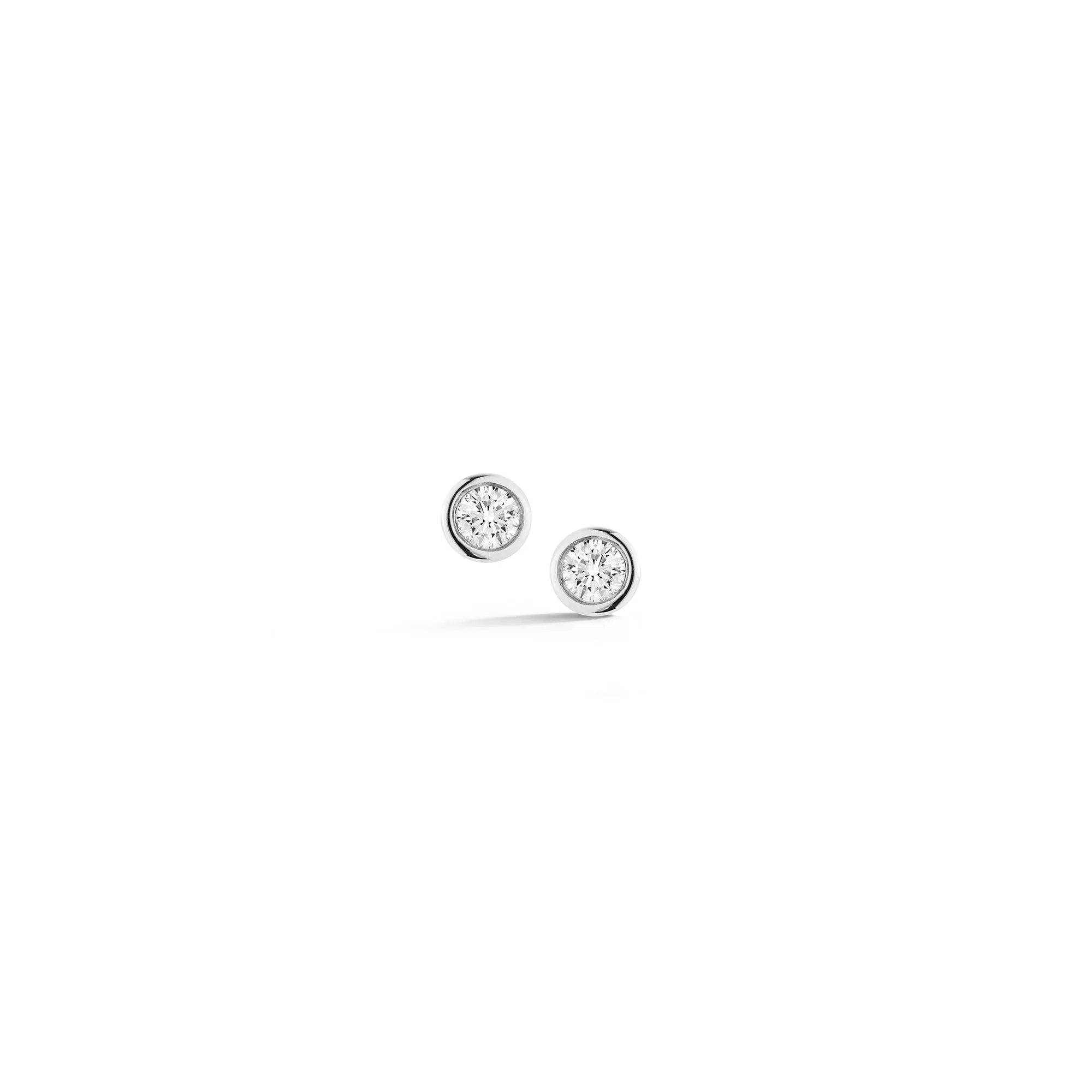 Lulu Jack Bezel Diamond Studs