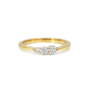 Meera Three Stone Ring