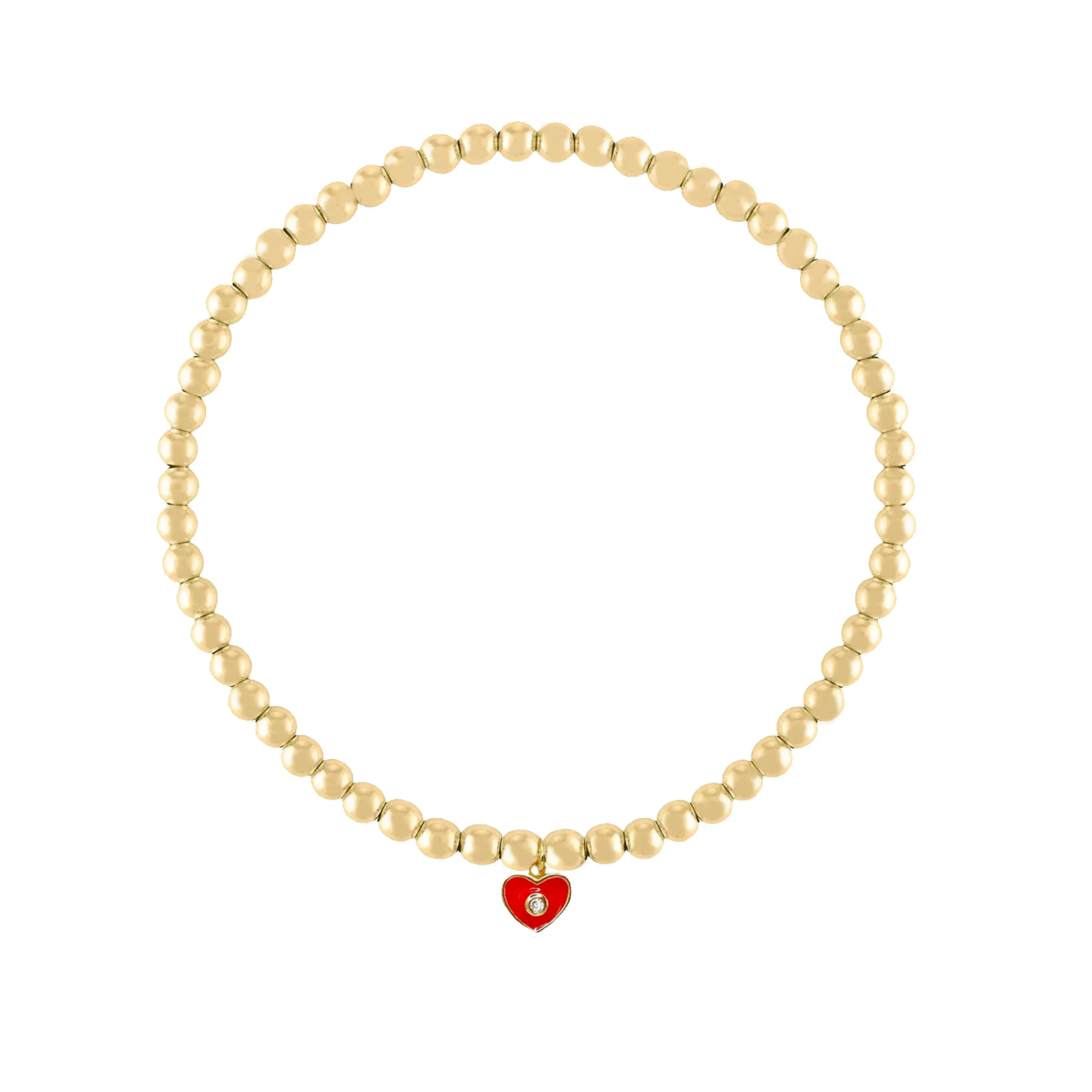 Melinda's Sweet Little Heart Eye Ankle Bracelets