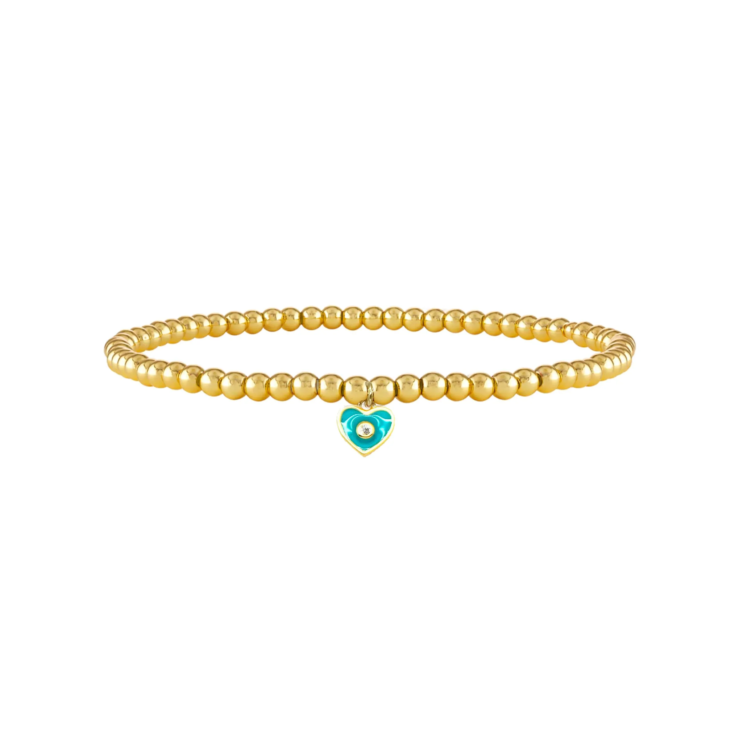 Melinda's Sweet Little Heart Eye Ankle Bracelets