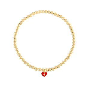 Melinda's Sweet Little Heart Eye Ankle Bracelets