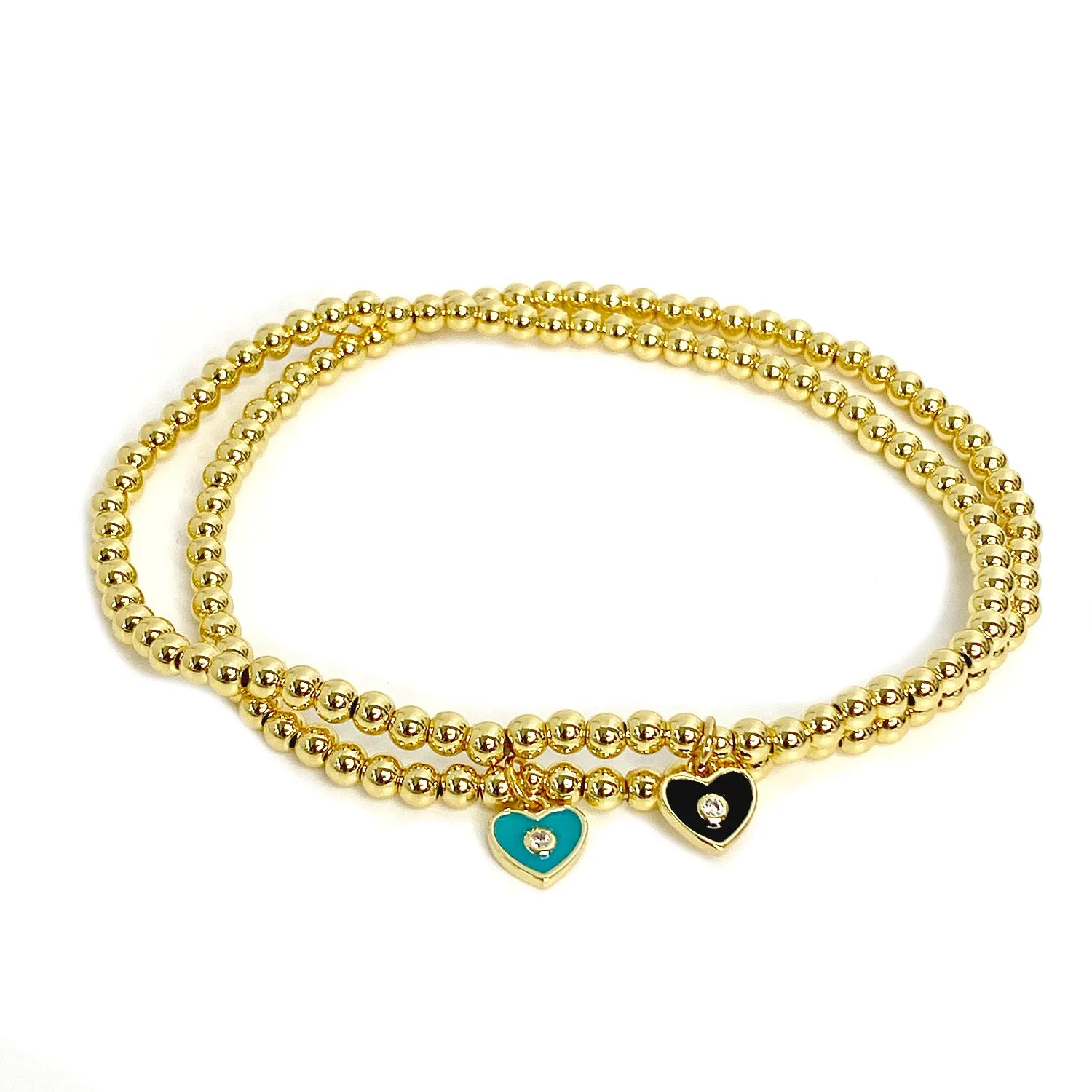 Melinda's Sweet Little Heart Eye Ankle Bracelets