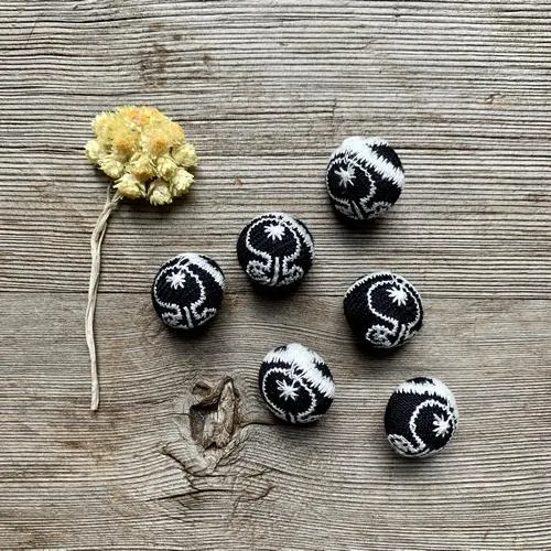 Minä Perhonen Fabric Buttons (18mm)