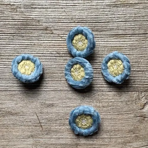 Minä Perhonen Fabric Buttons (18mm)