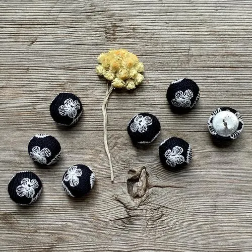 Minä Perhonen Fabric Buttons (18mm)