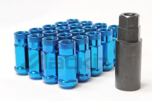 Monster Lug Forged Steel Lug Nut - 1/2"x20 - Blue - 33004U