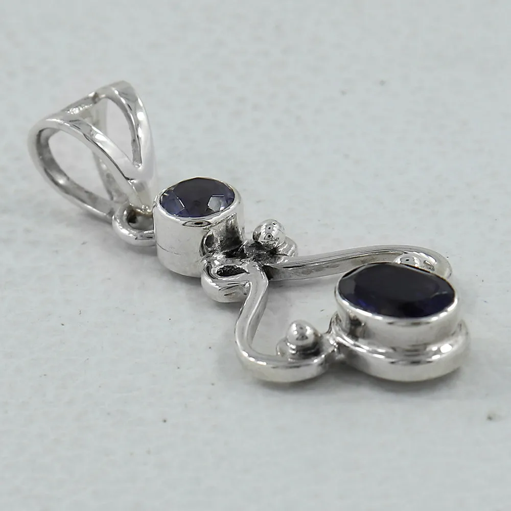 Multi Tourmaline Silver Pendants