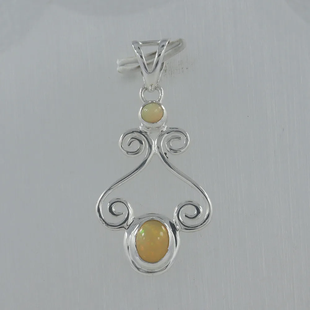 Multi Tourmaline Silver Pendants