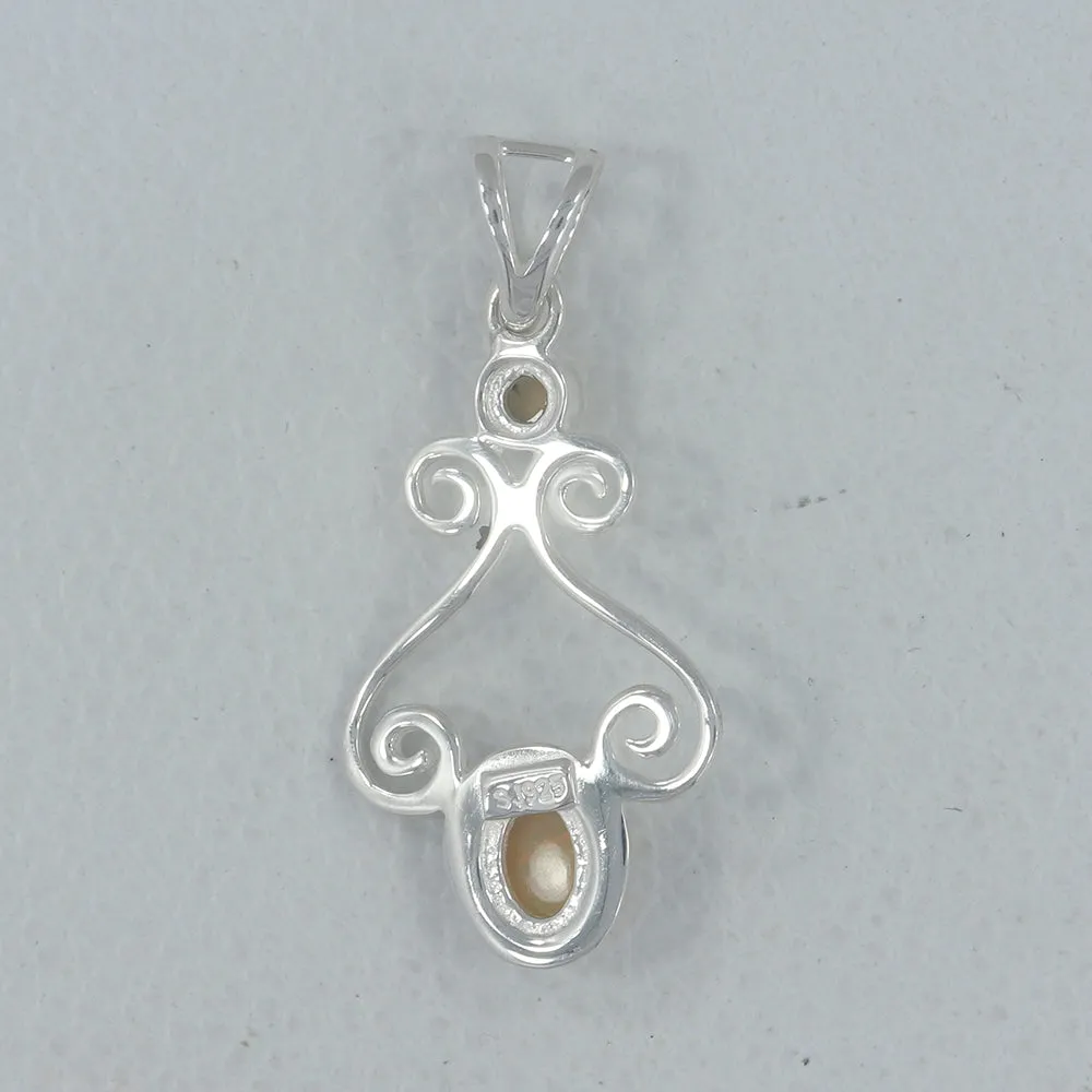 Multi Tourmaline Silver Pendants