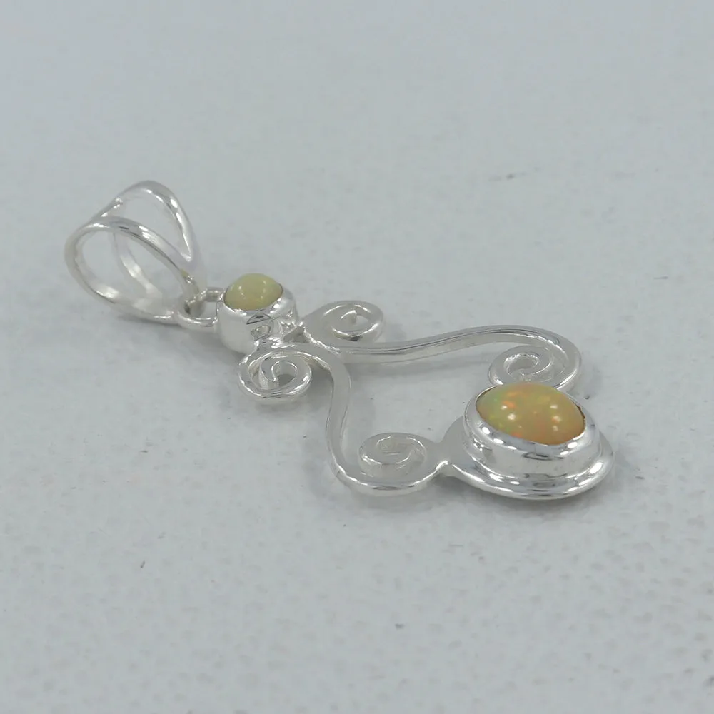 Multi Tourmaline Silver Pendants