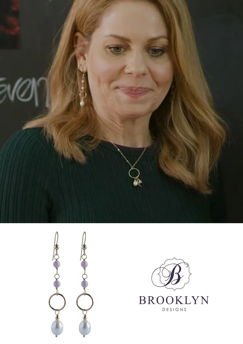 Natasha Gold Earrings *As Seen On Candace Cameron Bure*