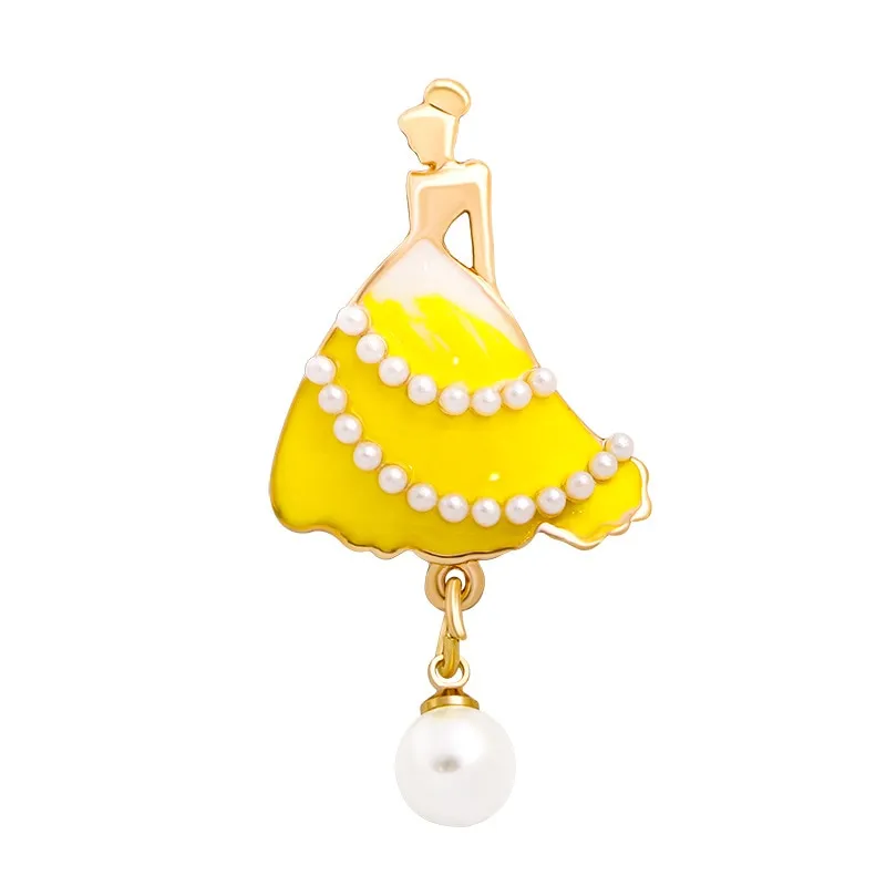 New Creative Exquisite Women Rhinestone Bellet Dancer Brooches