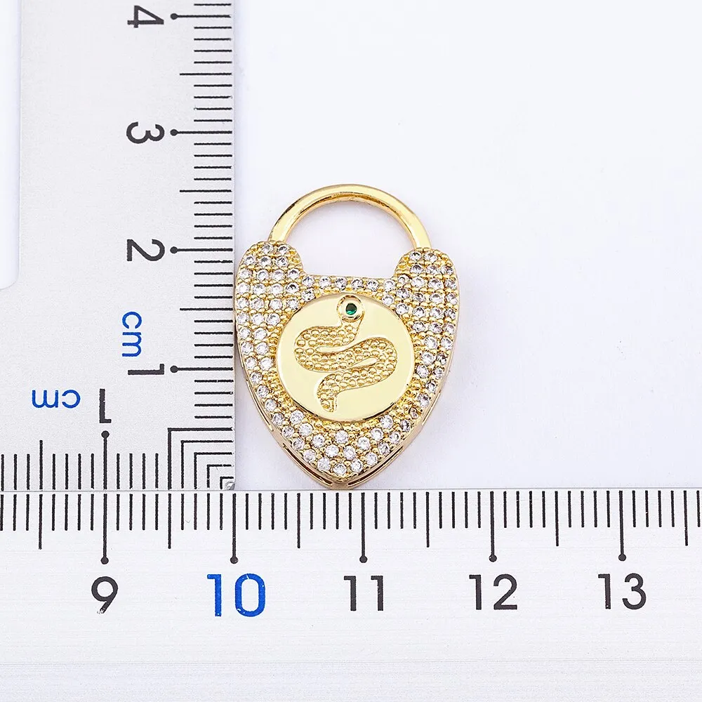 New Design Lovely Snake Shape Pendant Glittering Crystal Necklace