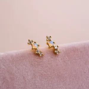 Odessa Opal Cluster Studs