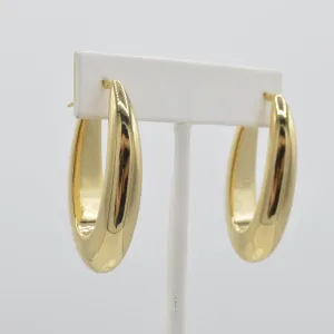 Oval Hoop Earrings