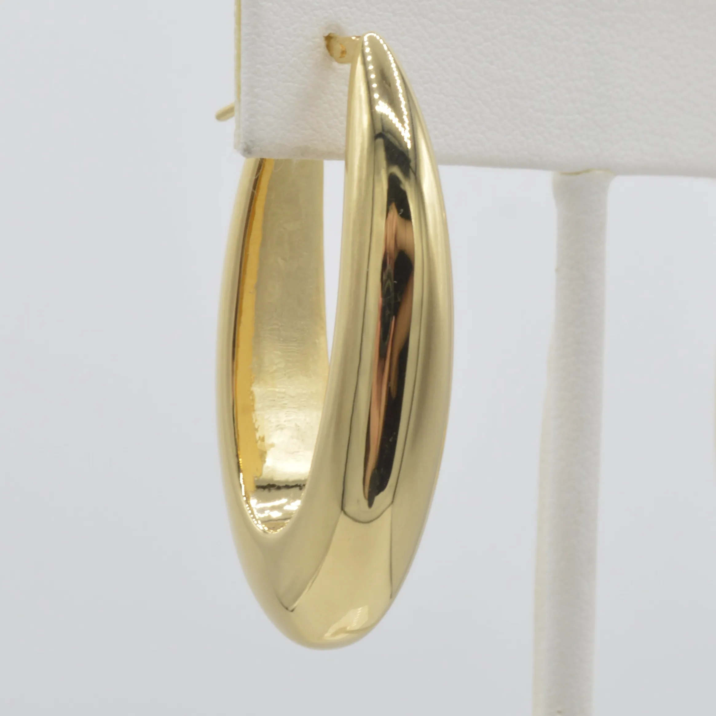 Oval Hoop Earrings