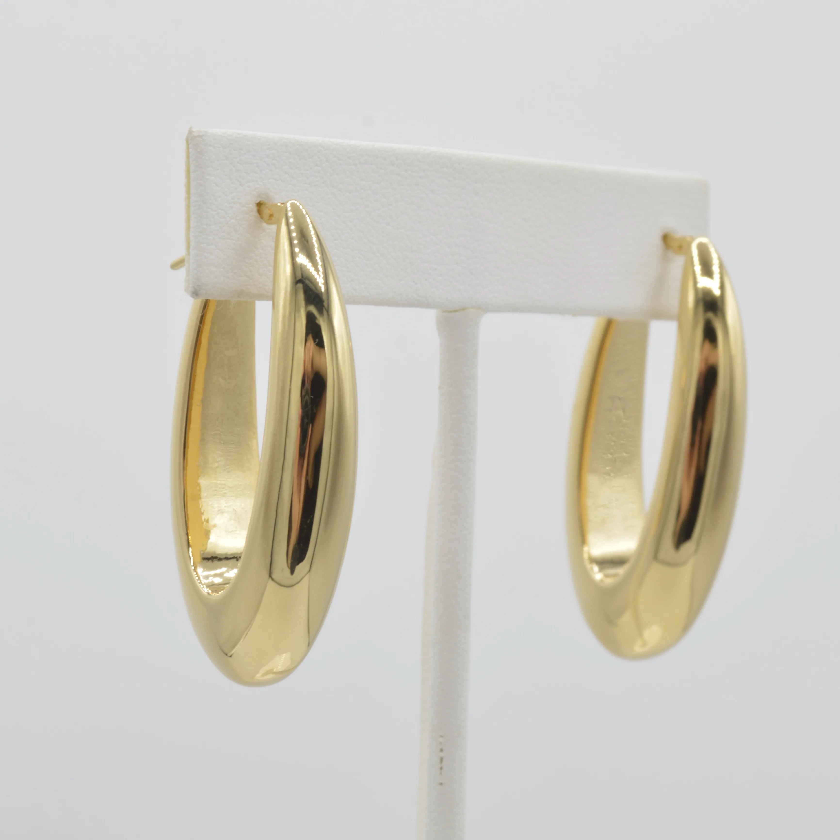 Oval Hoop Earrings