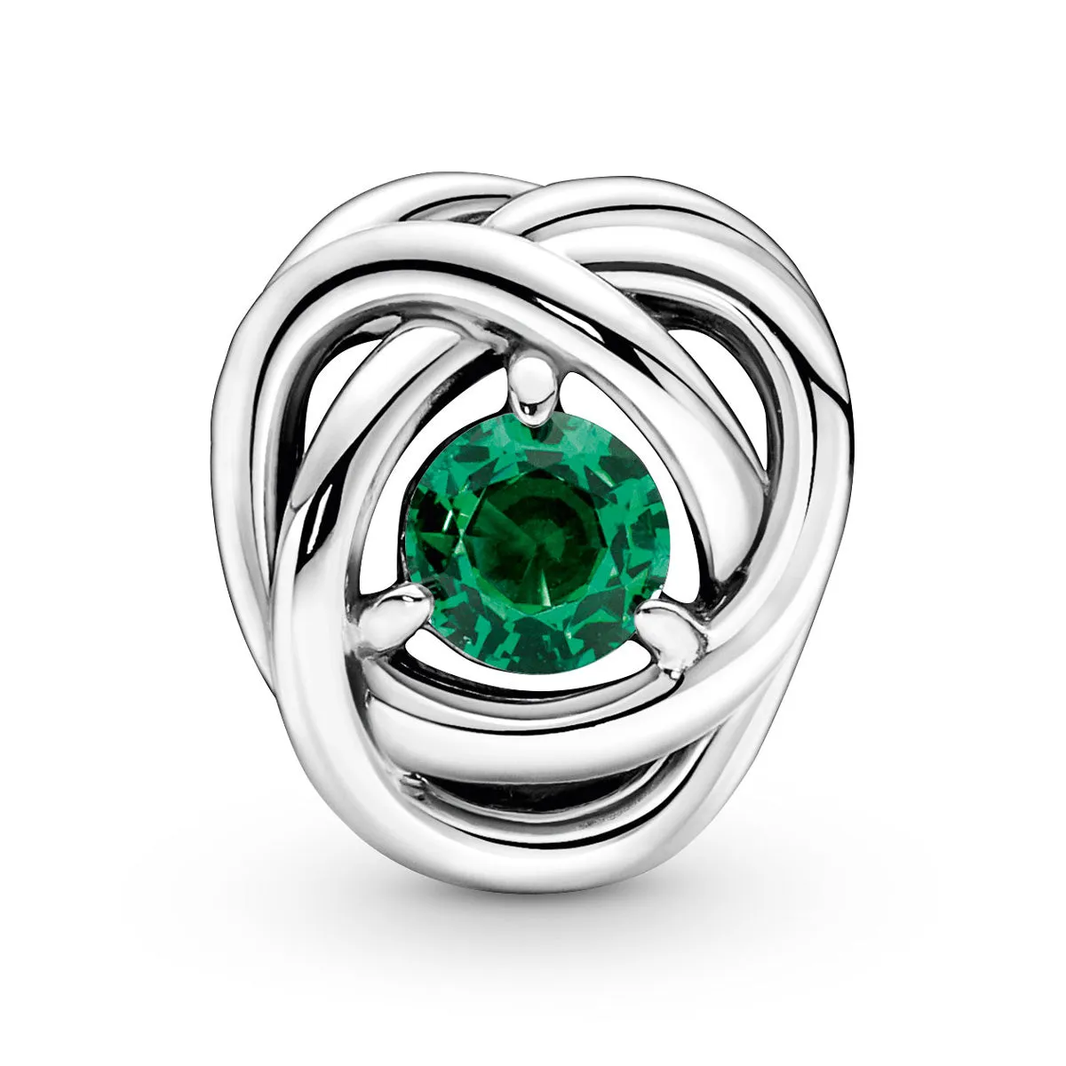 Pandora May - Green Eternity Circle Charm
