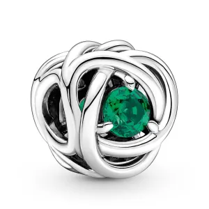 Pandora May - Green Eternity Circle Charm