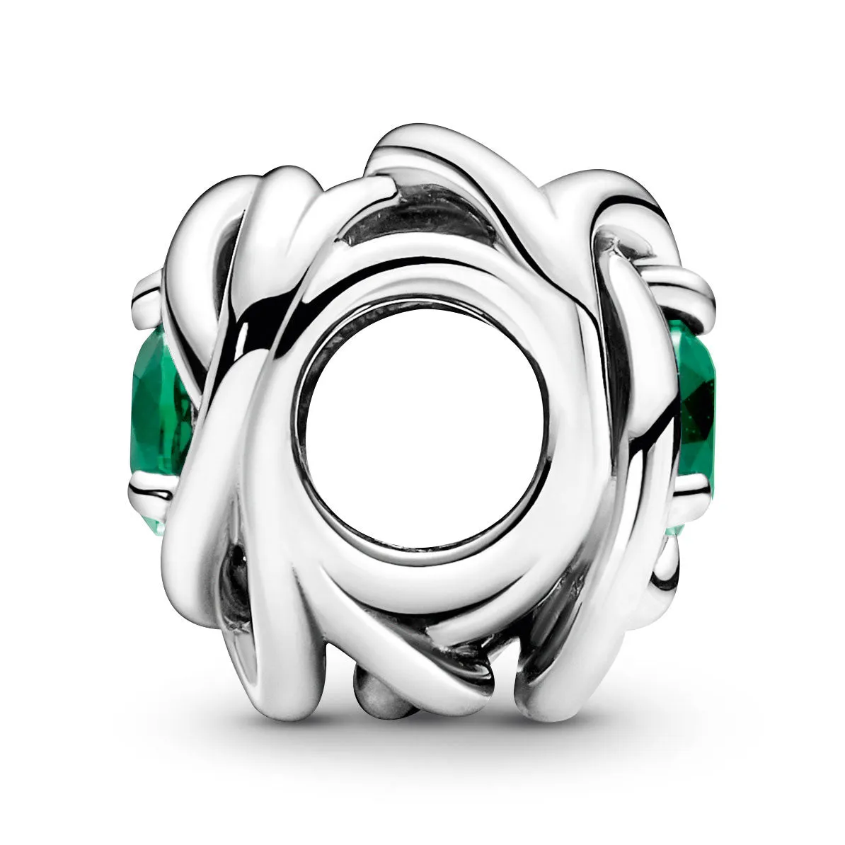Pandora May - Green Eternity Circle Charm