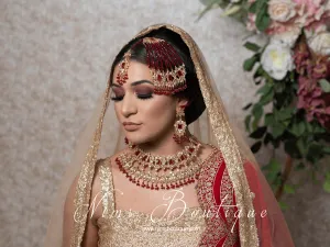 Pari Maharani Red & Gold Set