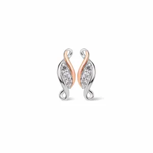 Past Present Future® Silver Stud Earrings