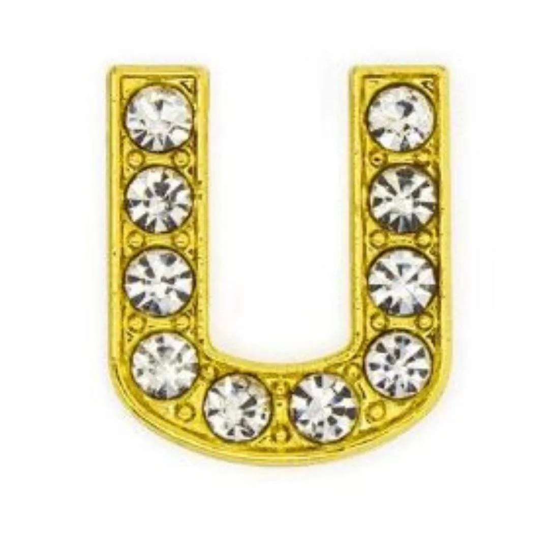 Pavé Letters -Gold Charms