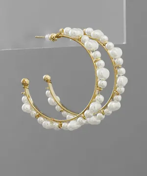 PEARL HOOPS