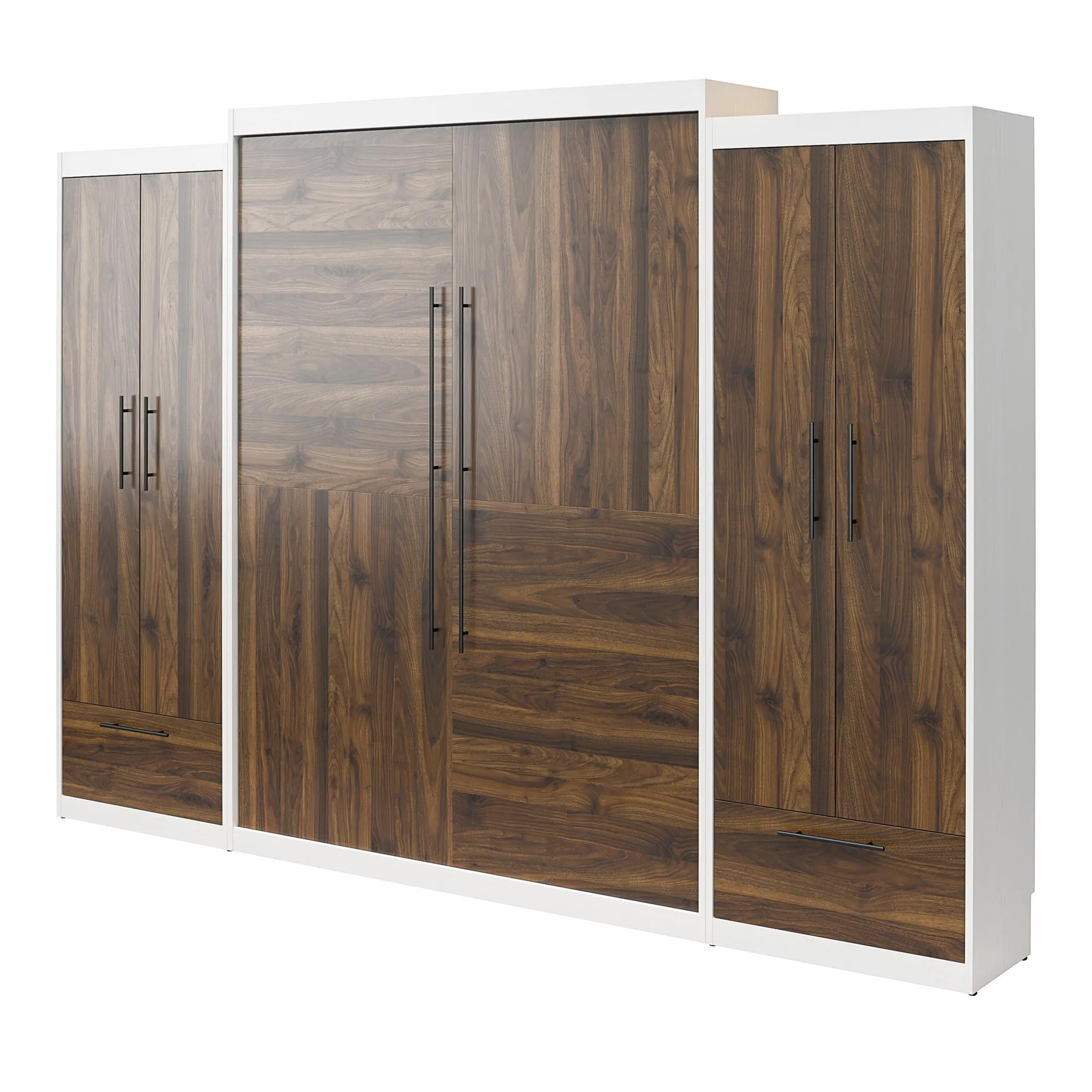 Pinnacle Murphy Bed Bundle with 2 Wardrobe Side Cabinets