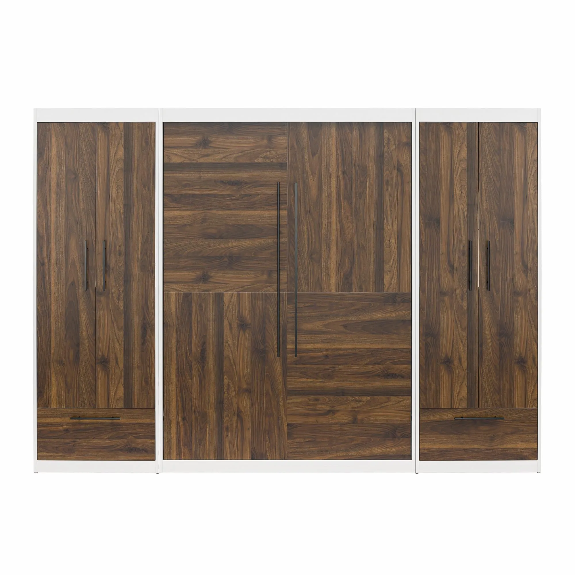 Pinnacle Murphy Bed Bundle with 2 Wardrobe Side Cabinets