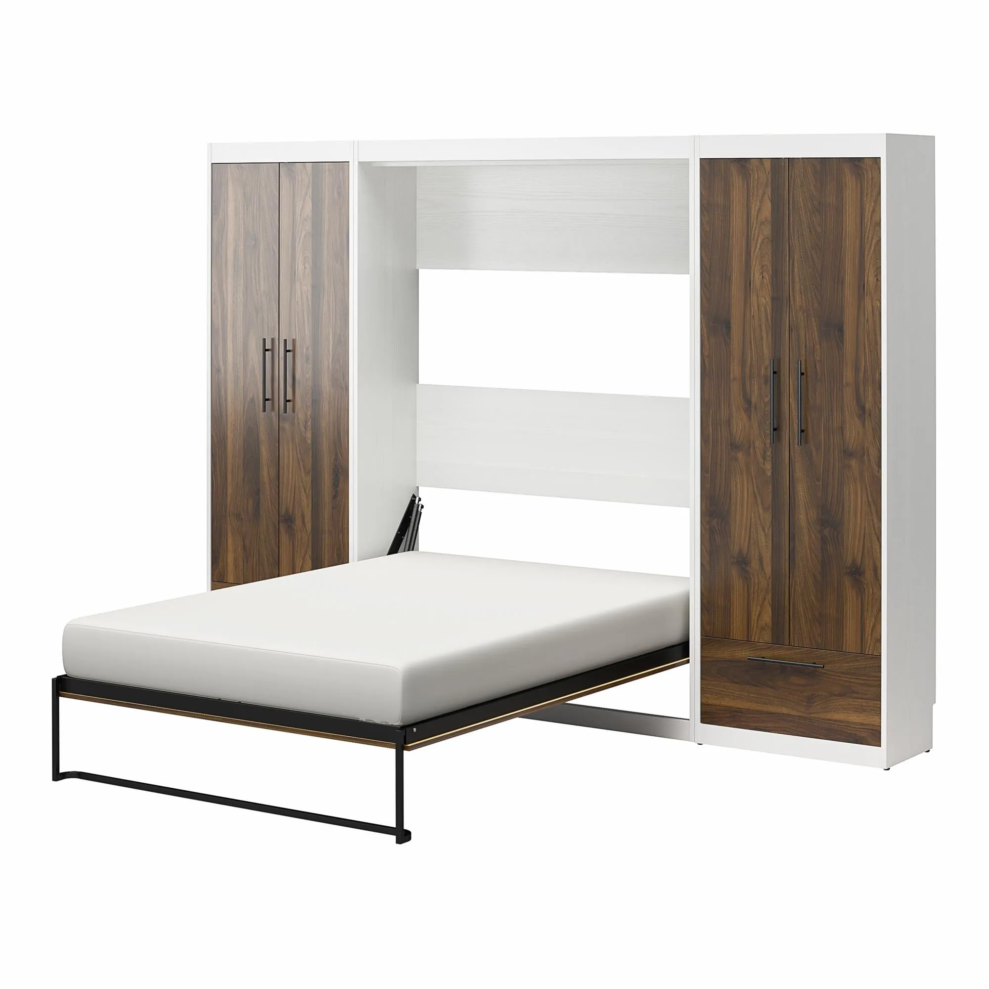 Pinnacle Murphy Bed Bundle with 2 Wardrobe Side Cabinets