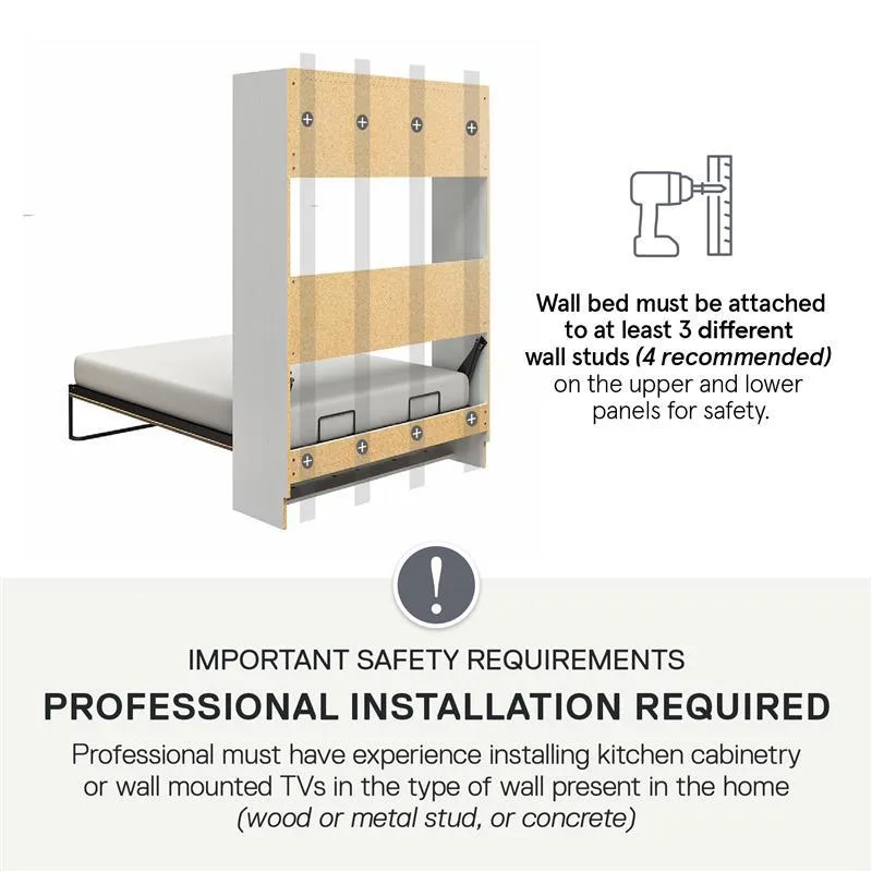 Pinnacle Murphy Bed Bundle with 2 Wardrobe Side Cabinets