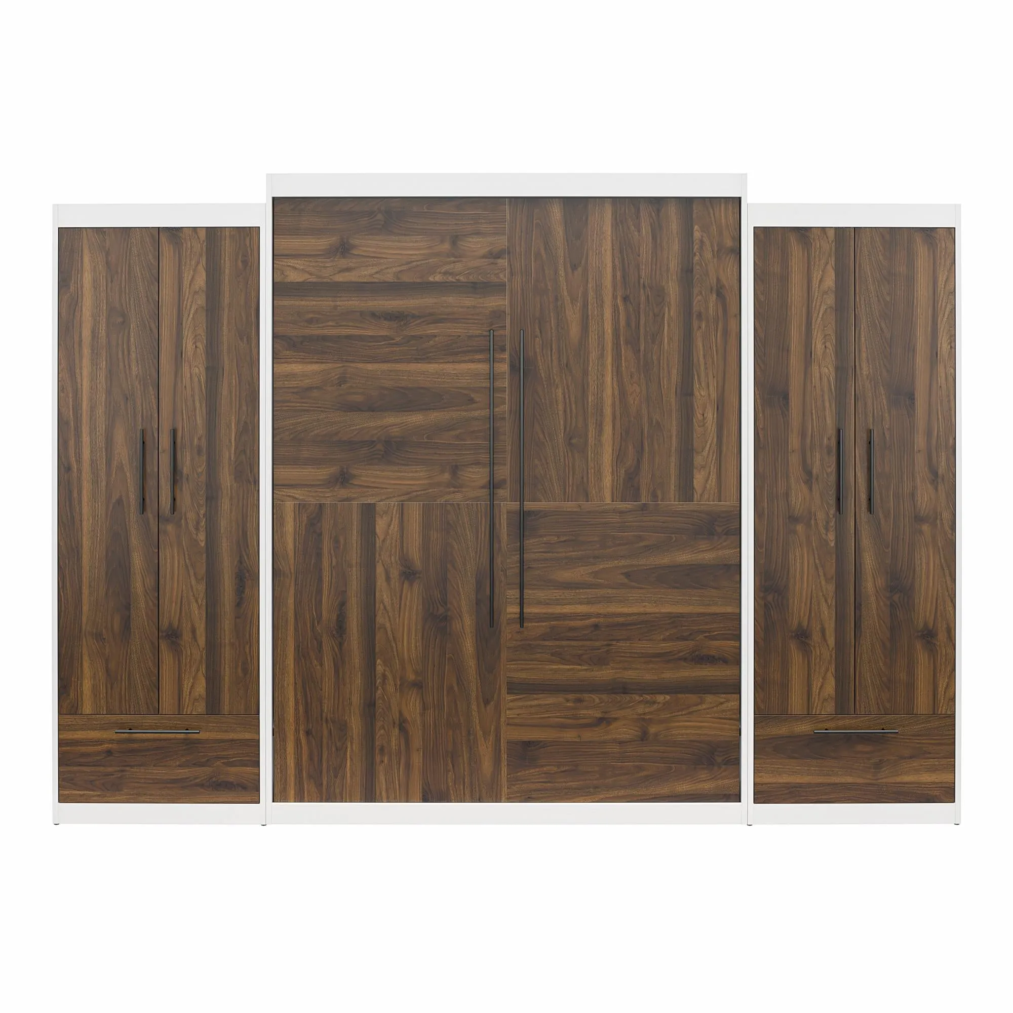 Pinnacle Murphy Bed Bundle with 2 Wardrobe Side Cabinets